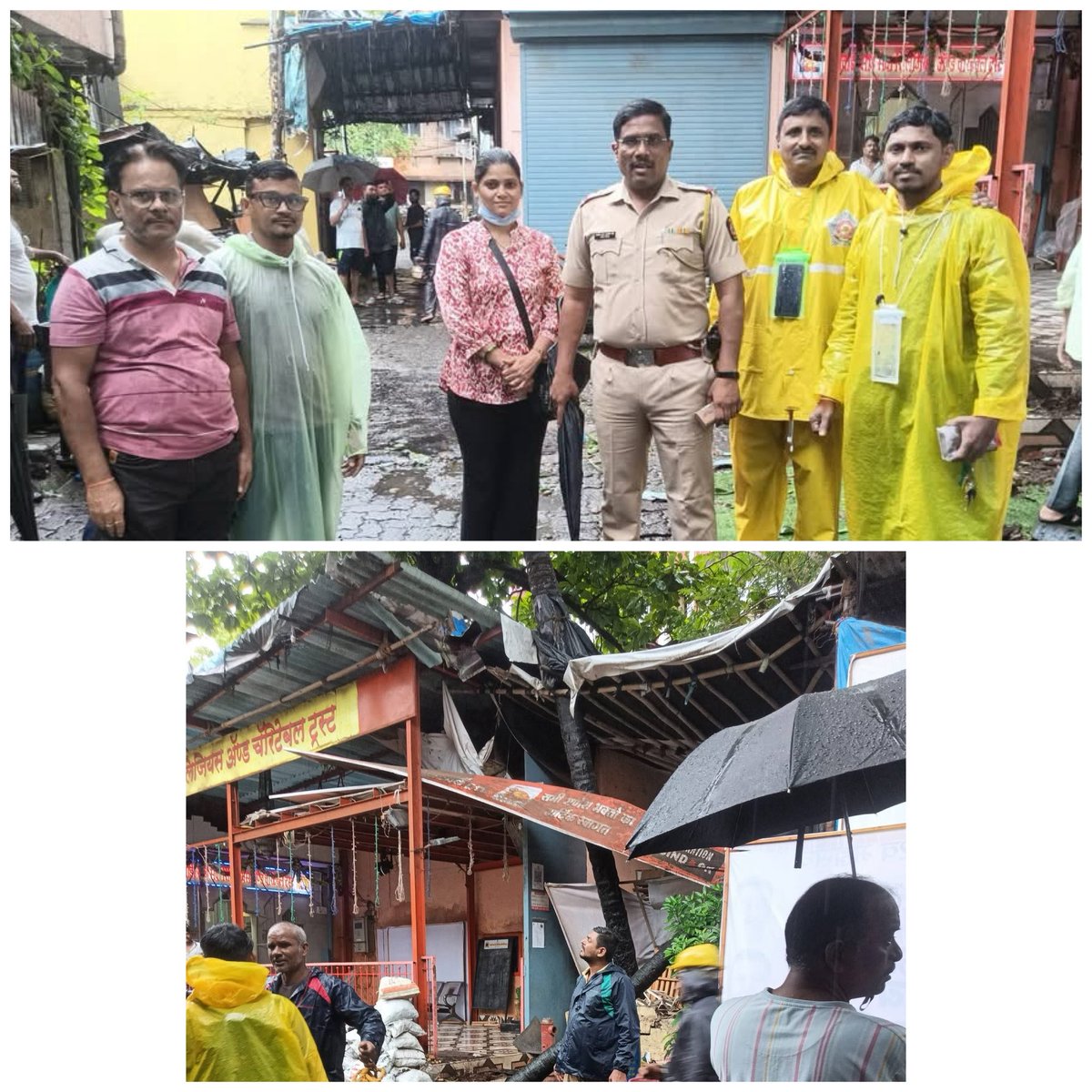 yuvasenabandraw's tweet photo. Mumbai observed heavy rain &amp; wind since 5 days, as instructed by our leader @mieknathshinde ji our team worked on-field to resolve issues such as untrimmed tree, water logging, non-operational street light, open manhole faced by the residents

@DrSEShinde ji @RahoolNKanal ji

1/2 https://t.co/AvZA4l1ZCS
