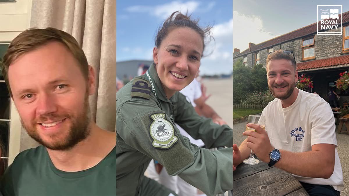 RNASYeovilton's tweet photo. Lt Cdr Chris Gayson, Lt Lily-Mae Fisher and PO Owen Green, lost in a tragic helicopter training exercise on 3 June have now all been laid to rest in the Royal Naval Cemetery, Yeovilton

Our thoughts remain with their families and friends. 

RIP and thank you for your service https://t.co/s8HLkD2ANA