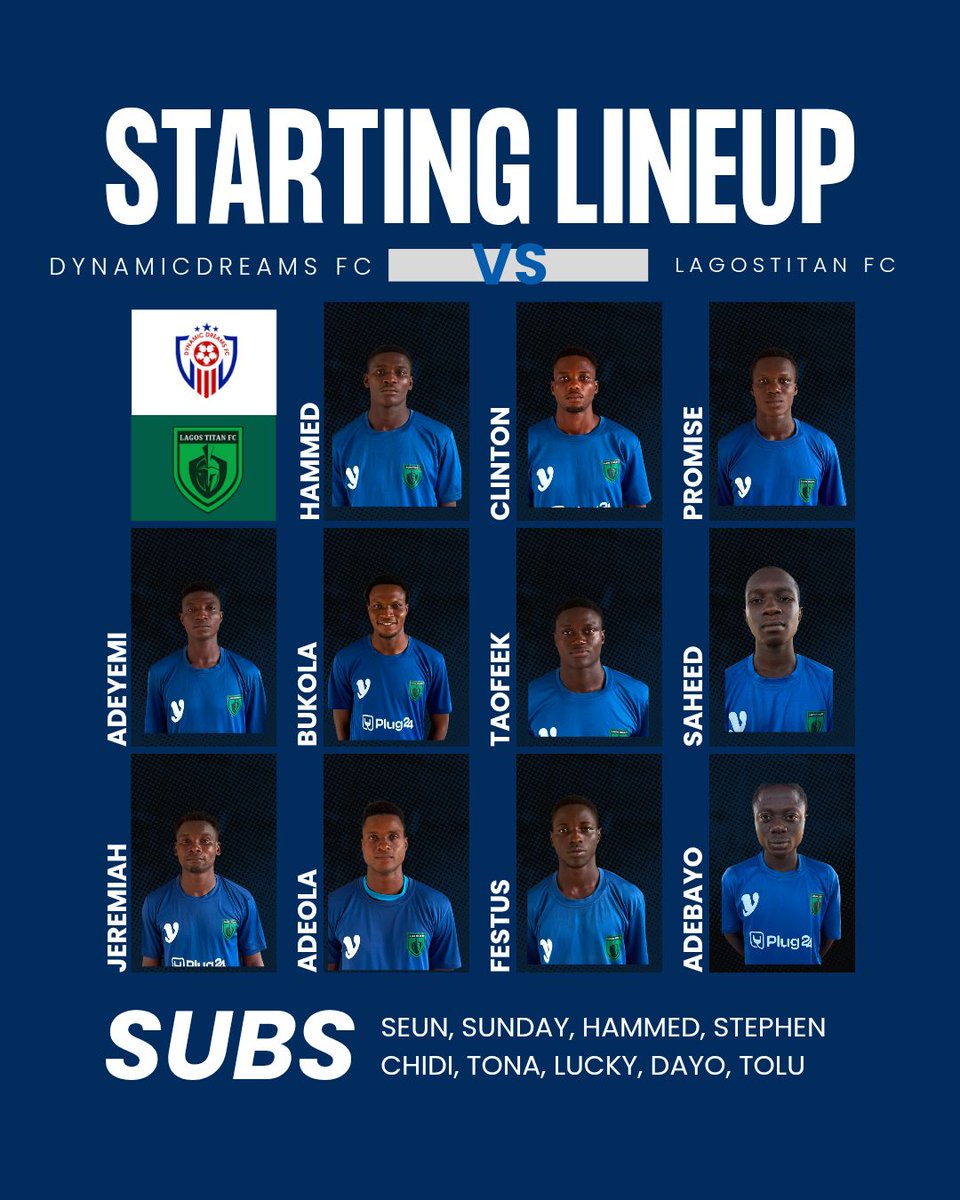 lagostitanfc's tweet photo. The team is set. The players are ready. It's time to battle! 💙💚 https://t.co/BIGTdXwu8Z