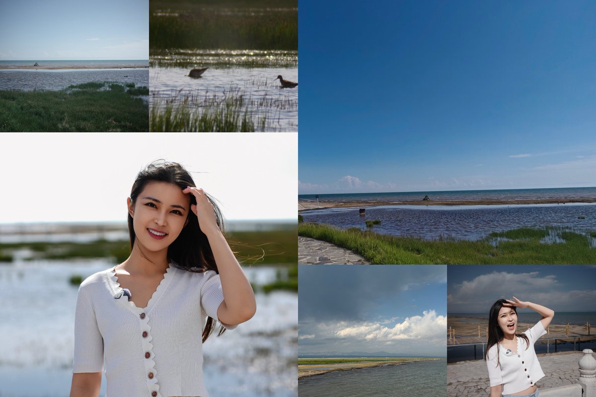 CocoStudio4's tweet photo. C'est magnifique ! Ces dernières années, le lac Qinghai, situé sur le plateau tibétain, a connu des changements visibles à l'œil nu. Les efforts constants de restauration écologique portent aujourd'hui leurs fruits. #Chine #Sanjiangyuan #qinghai https://t.co/5W5amgV0np