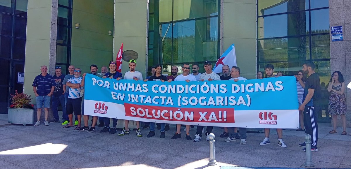 galizaCIG's tweet photo. 📌O persoal de #Intacta estudará as medidas a levar adiante contra as represalias da empresa
👉A subcontrata de #Sogarisa nas #Somozas cambiou ao convenio de residuos e non ao de químicas despois da folga, rebaixándolle a categoría aos traballadores
ℹ️ https://t.co/5kTtoO6ep5 https://t.co/Dusbfuu60Z