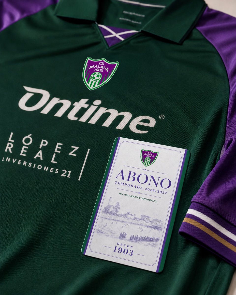 _cdmalaga1903's tweet photo. Nuestro abono representa mucho más que una temporada: representa pertenencia, historia y el orgullo de caminar juntos bajo los mismos colores.

Málaga, origen y sentimiento. 💚💜

#CDMálaga1903 #CampañaDeAbonos #Temporada2627 #MálagaOrigenYSentimiento https://t.co/EwFml8KkWW