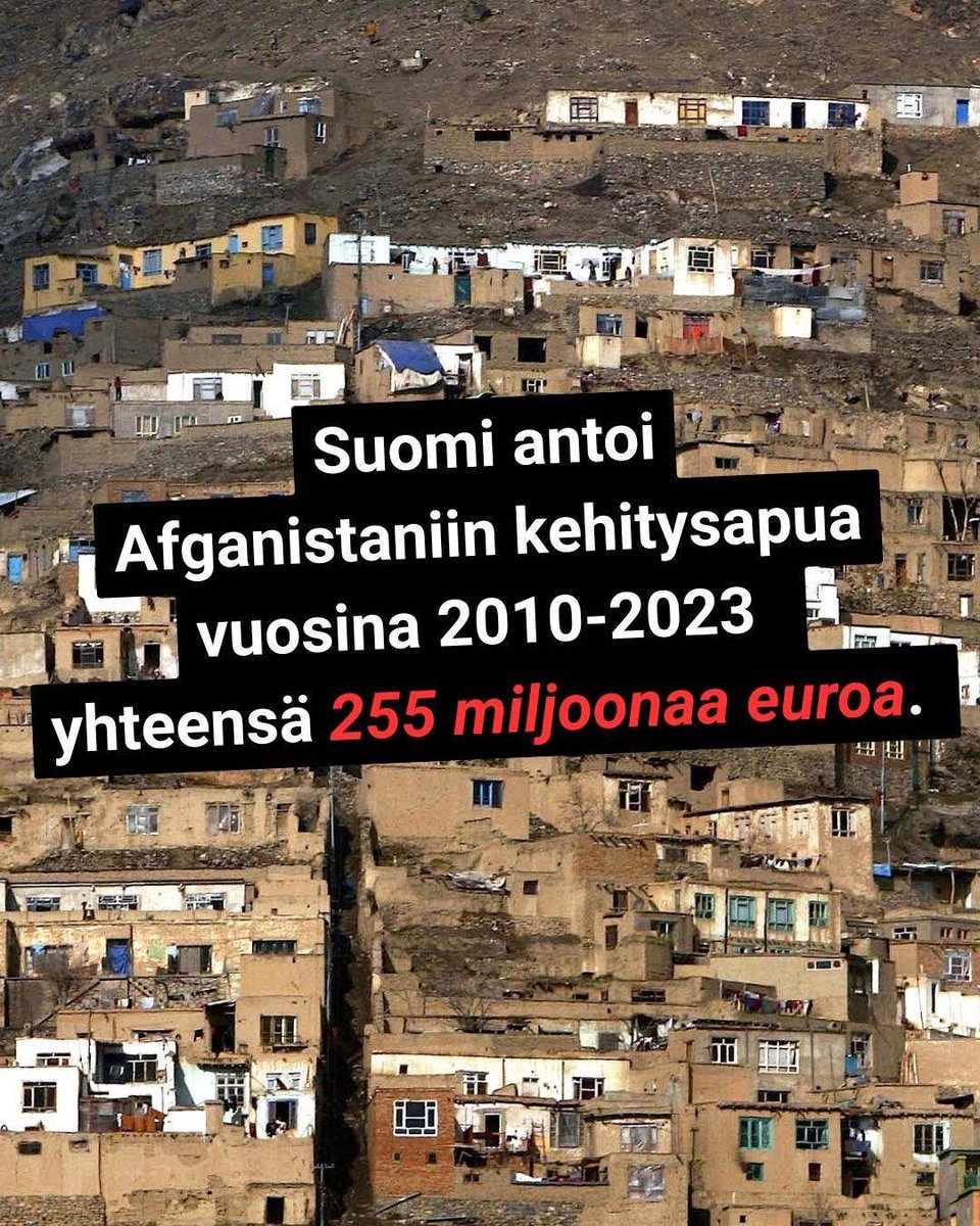 VilleTavio's tweet photo. Lopetin Suomen kahdenvälisen kehitysavun maaohjelman Afganistaniin. Tästä tulee säästöä eli rahaa ei siirretä mihinkään toiseen kohteeseen. https://t.co/Isf3coBD0w