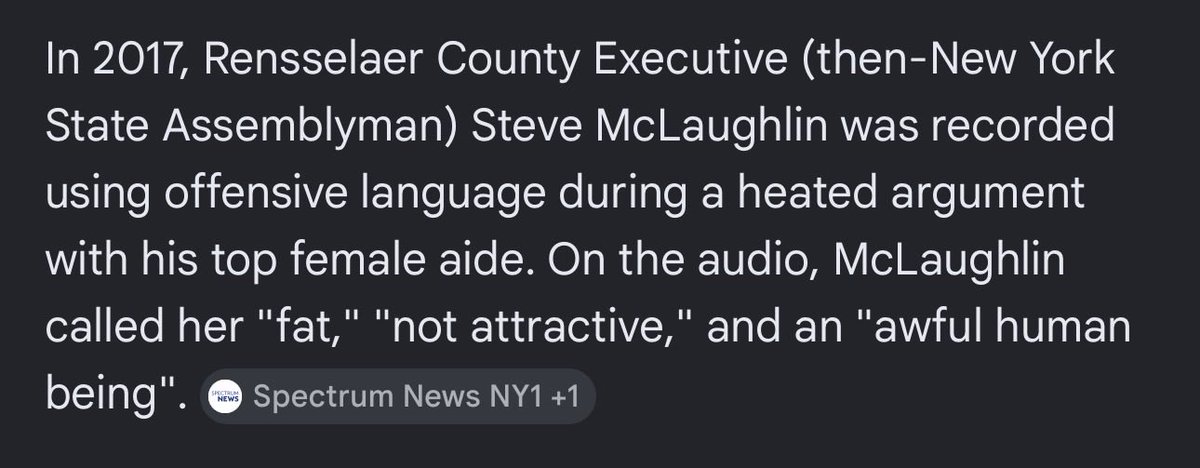 sfm7754's tweet photo. @SteveMcNY But this was a “witchhunt” right? @CBS6Albany @WTEN @WNYT @TizzyEnt @nydems @timesunion https://t.co/O8zNoLWOSR