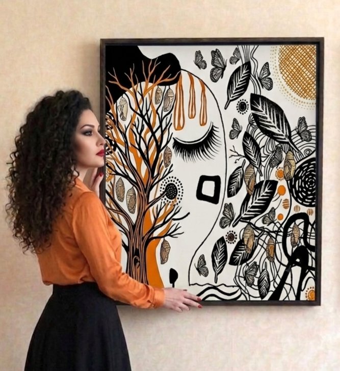 samareh1359's tweet photo. Sold 🧡
Dear @Stake_N_Bake106
I'm truly happy because, after some time, I felt that you connected with my art once again . As an artist, there's no greater feeling than knowing that a piece created with love has reconnected with someone who truly matters to you.
Much love 🧡🧡🧡 https://t.co/bRH0N8DZo3