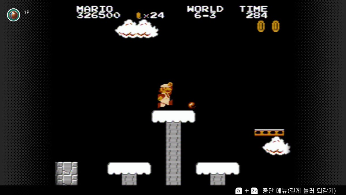 rebornmann's tweet photo. 〈슈퍼 마리오 브라더스〉(1985) 클리어. 스위치 NES로 플레이. 에뮬레이터 퀵리줌 없었으면 못깼을 것. 특히 6, 7, 8의 보스 스테이지의 미로는 악랄하다. 대체 선배들은 이런 걸 어떻게 깬 걸까. https://t.co/NDbr5VxtYT
