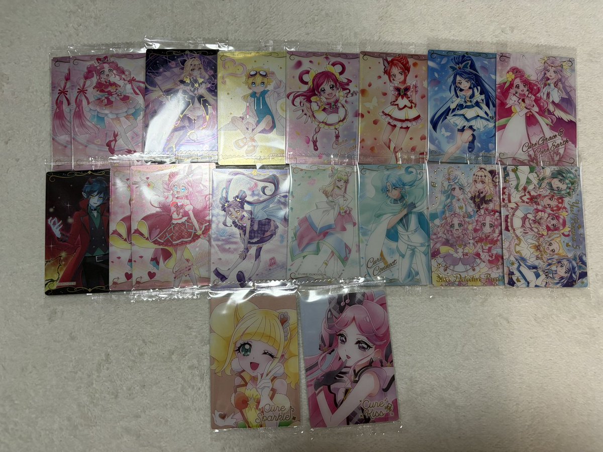 CaI_sub's tweet photo. プリキュア ウエハース13 カード 交換 譲渡

【譲】
画像1~12
※赤線→上下のギザギザ切り取り
   青線→開封済み

【求】
画像13
未開封のみ求

先着×
条件の良い方、固ツイ既読の方優先

郵送のみ
お気軽にお声がけください https://t.co/oGAbtybf8p