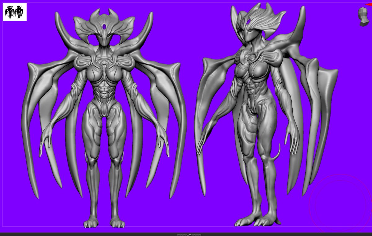 noykarmu's tweet photo. "nemeris" of karmu shaping!
まだ手直しがたくさんあるんだ..

#karmu #creature #3dart https://t.co/6RRWxv3TGU