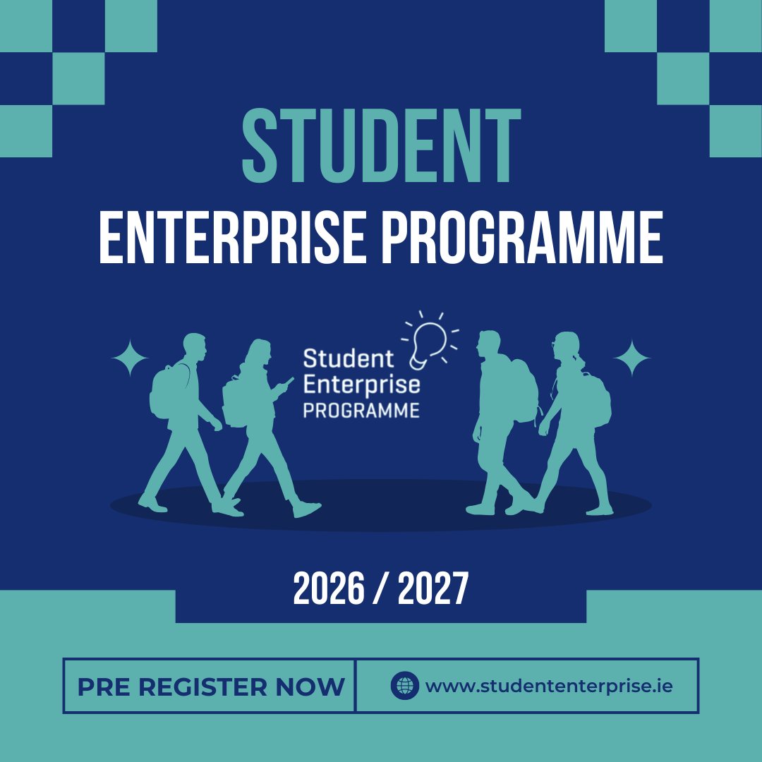 StudentEntProg's tweet photo. Pre-Registration is now open for the 2026/2027 Student Enterprise Programme! Want your school to be part of all this next year? Sign up now! 

👉 https://t.co/uGcHCneWZw

#studententerprise https://t.co/YC3os7tRe0