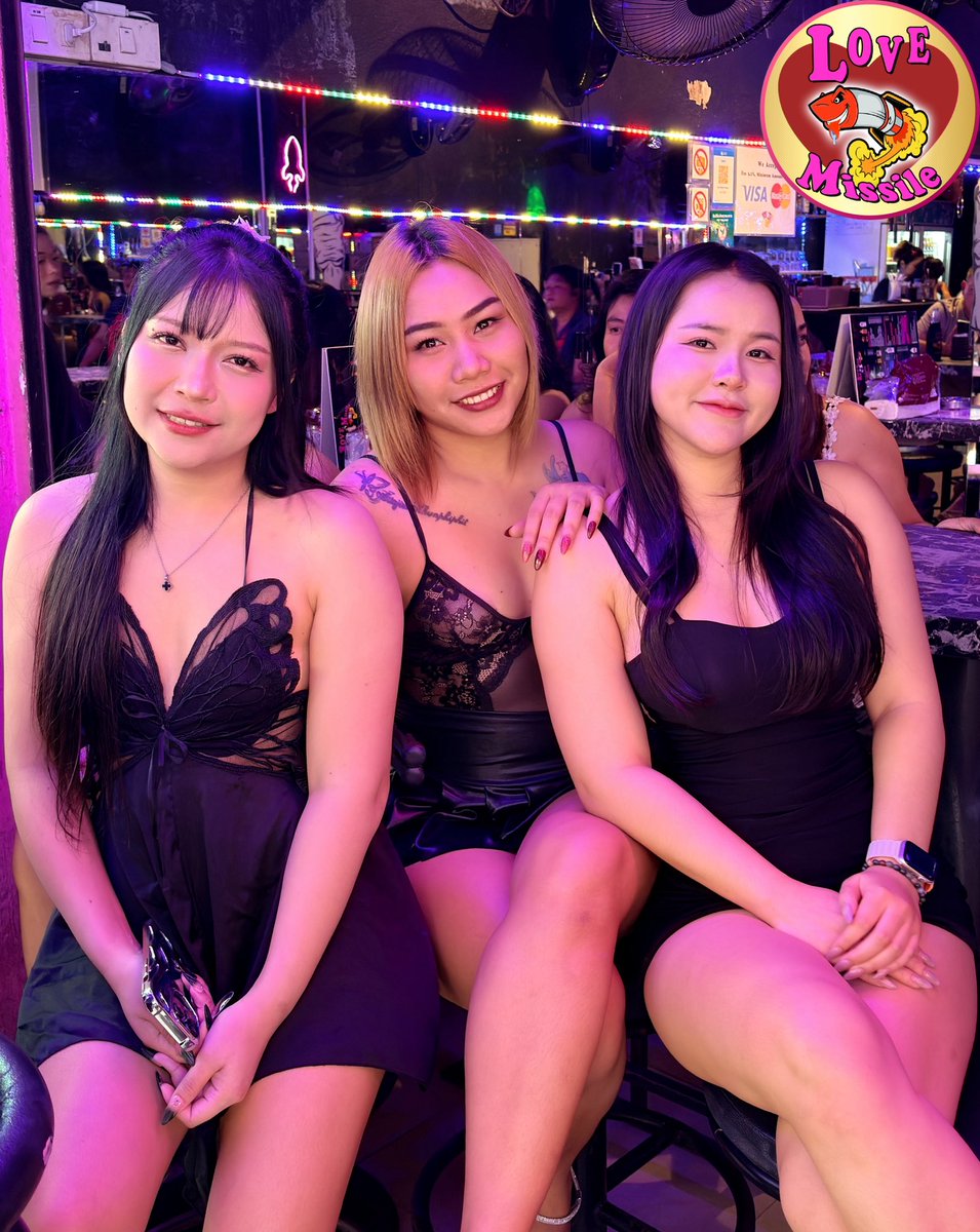 pattayasoi6love's tweet photo. Todayโs ladies are Eng, AhEye and Ice ๐๐๐ฅฐ
#LoveMissileSoi6 #soi6 #soi6pattaya #soi6bars #soi6girls #pattaya #pattayanightlife #pattayasoi6 #thailand https://t.co/rJ8Pzk3VFY