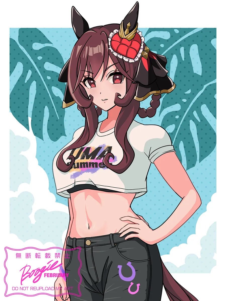 boogie_february's tweet photo. ☀️UMA Summerジェンティル🎤
※再掲 https://t.co/j908HO5Azo