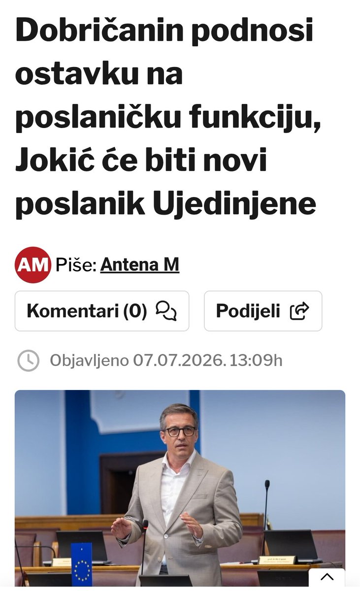 duskomihailovic's tweet photo. Da li je ovo kraj muleničkog puta Vlada Dobričanina

https://t.co/f8YB8my8LD https://t.co/0zWVvyCIAb