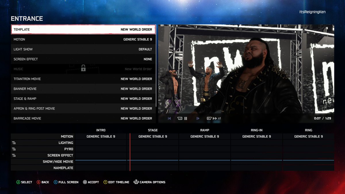 ItsReigningKen's tweet photo. When did the music get locked??? @WWEgames  #wwe2k26 https://t.co/eLQiPsb700