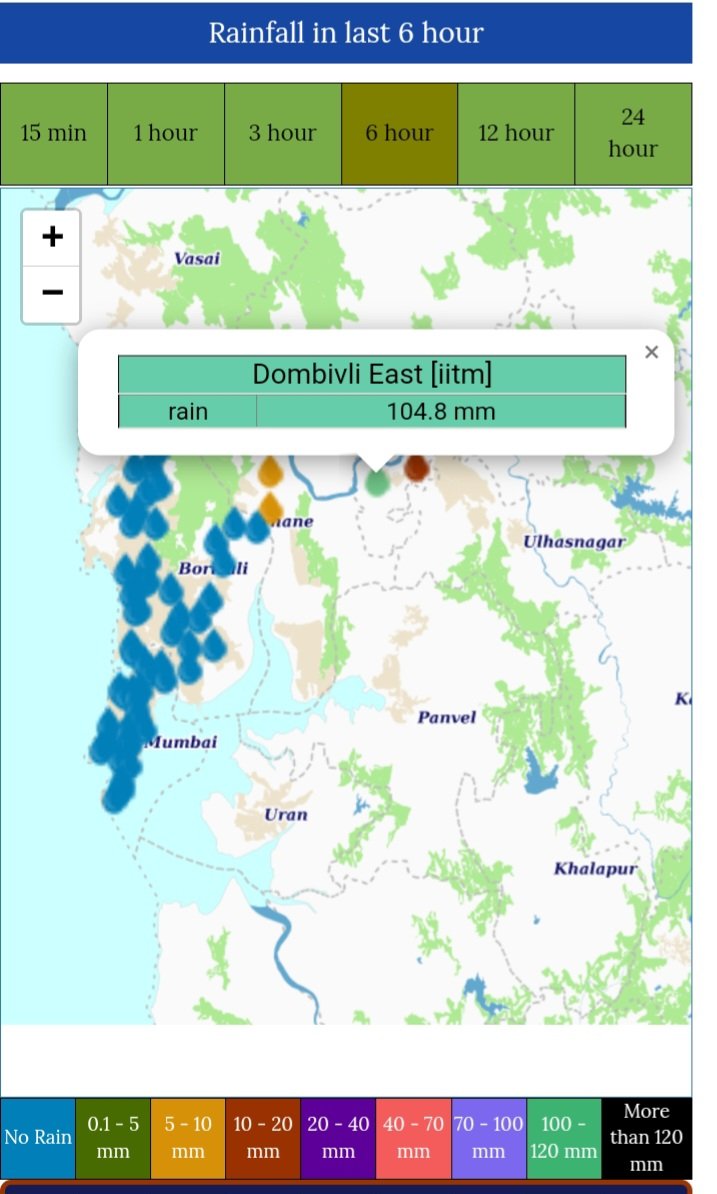 GazeInsight's tweet photo. Over 100 mm in less than 5 hours and still going 🌧
#Dombivli #MumbaiRains https://t.co/jsaBUwRXEU