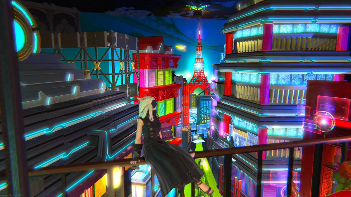 ArtistCats's tweet photo. HereさんのNEO TOKYOを見学させていただきました！

動線もしっかり完備されてて、とても素敵なハウジングでした🗼

ハウジングやSS好きな方は公開期間内に是非観に行ってほしい✨ https://t.co/62zDRtdUJX