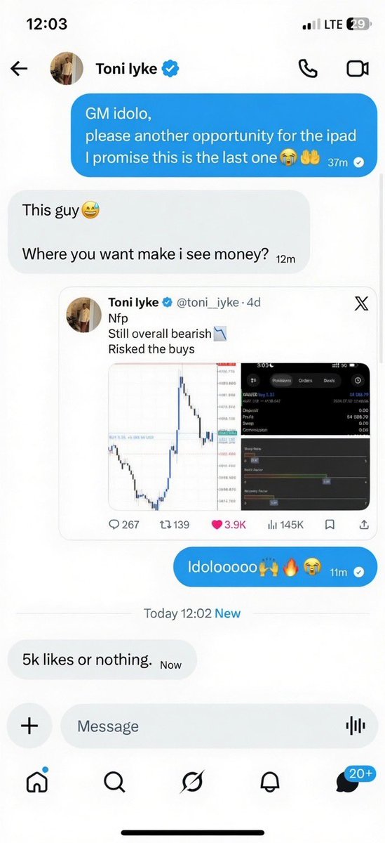 jamelztrades's tweet photo. Wssss my mutuals 🎉

I got another chance to secure that Ipad 🥹

I know y’all can so this 🥹🙏

Aggressive likes and repost , lets win this🫶🏻❤️ https://t.co/sjJ9Zdtwfo