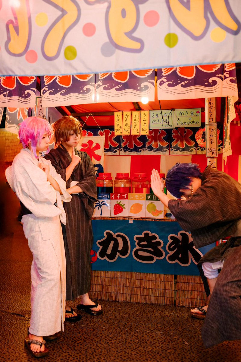 mitei_i1130's tweet photo. ⚠︎捏造浴衣
Cosplay.hpmi🍭📚🎲

     「 乱数、幻太郎、頼む！
                         全部買ってくれー！」

#シブヤの三原色0920 #ヒプマイコスプレ https://t.co/gIcG4cIprF