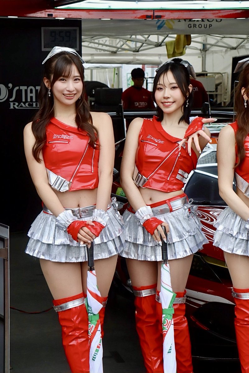 taaachi719's tweet photo. 2026.7.4(土)スーパー耐久Rd.4🏁🚗
／📍SUGO 〈１日目〉

フレッシュエンジェルズ
#廣川エレナ さん／@erenahirokawa 
#有栖未桜 さん／@arisu_mio 

ピットウォーク📸
ありがとうございました☺️

#S耐 #スーパー耐久
#SuperTaikyu
#スポーツランドSUGO
#DstationRacing
#Dstation https://t.co/uRYK26CXXb