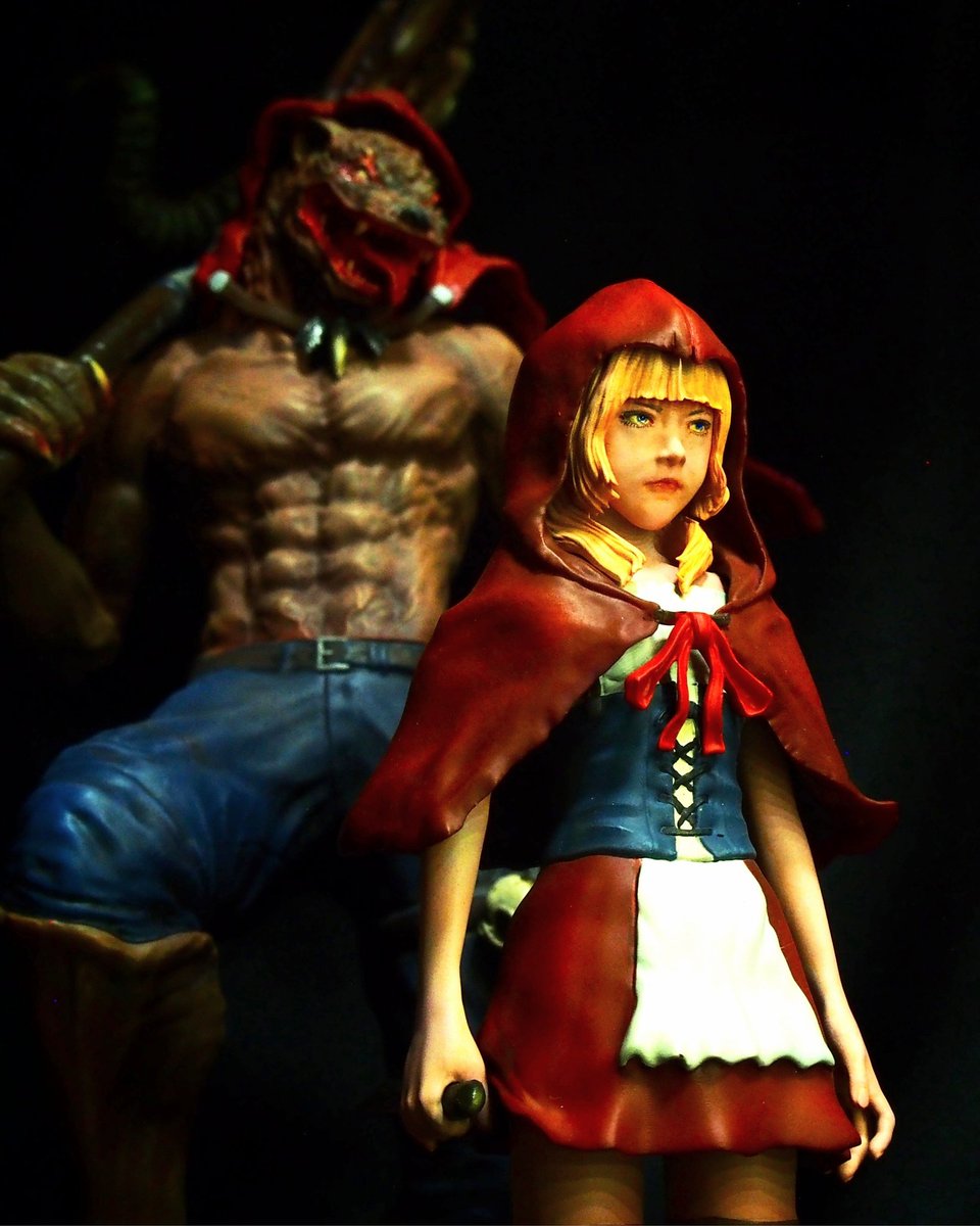 PcV6boT2kyugFnx's tweet photo. ワンフェス2026夏 お品書き
ディーラー初参加です。
オリジナル作品で出展します。
・卓番　5-19-08
・3Dプリンター出力ガレージキット
・狼男＆赤ずきんセット
・価格　¥10,000
【全高】
狼男（武器含む）27cm
赤ずきん 15cm
ぜひお気軽にお立ち寄りください！
#ワンフェス 
#海洋堂
#wf2026s https://t.co/NlkqtAALG5