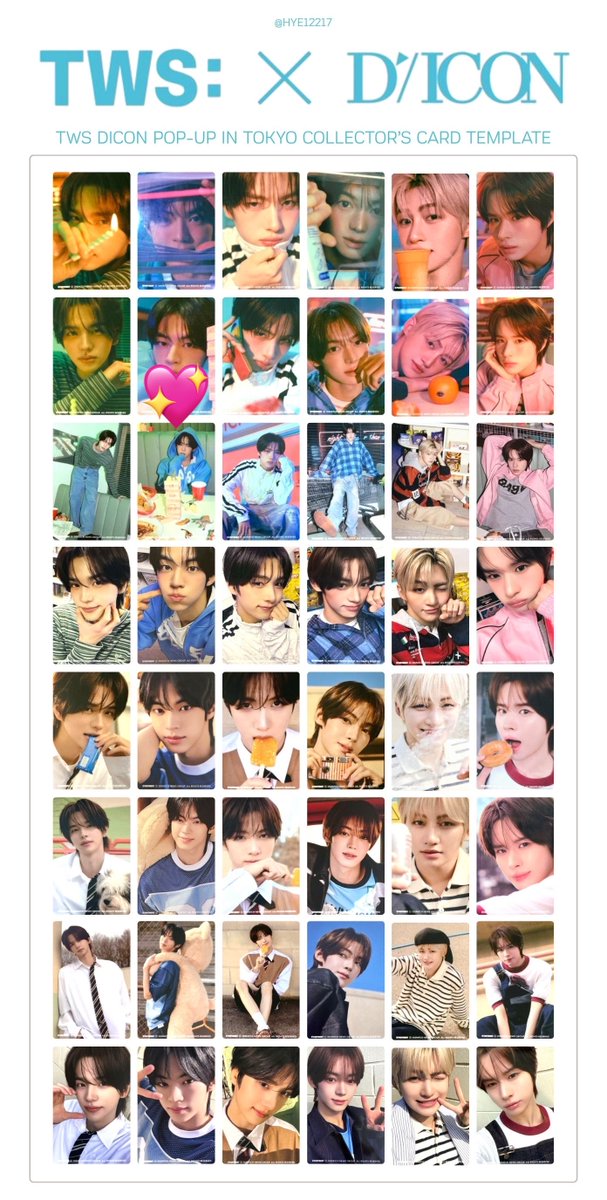 ts02es42's tweet photo. TWS DICON D'ICON popup トレカ 交換
フォトカ

譲→ヨンジェ ハンジン ジフン 

求→ドフン 💖激求
お断りは♡のみ

発送同日の郵送交換📮𓈒𓂂𓏸
または8/3のショケ、8/7めざましの手渡し交換も可能

#TWS交換 https://t.co/w4iN4nX9Hr