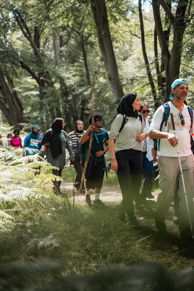 Muslim_Hikers's tweet photo. 150 people. One beautiful forest. Countless conversations. 🌿

Thank you to everyone who joined our 4th annual Epping Forest hike, and to our partners @EppingForestHT for sharing their incredible knowledge and helping us experience the forest in a whole new way. 💚🥾 https://t.co/3ATXrGfKBv