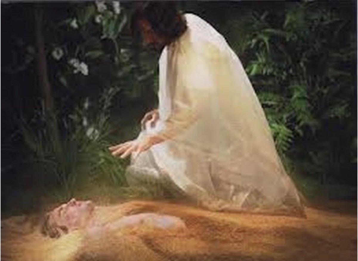 thriftdaniel1's tweet photo. In the beginning [before all time] was the Word (Christ Jesus ), and the Word was with God, and the Word was God Himself. [Gen 1:1; Is 9:6] He was [continually existing] in the beginning [co-eternally] with God. All things were made and came into existence through Him; and without Him not even one thing was made that has come into being. In Him was life [and the power to bestow life], and the life was the Light of men. The Light shines on in the darkness, and the darkness did not understand it or overpower it or appropriate it or absorb it [and is unreceptive to it]. [Gen 1:3]