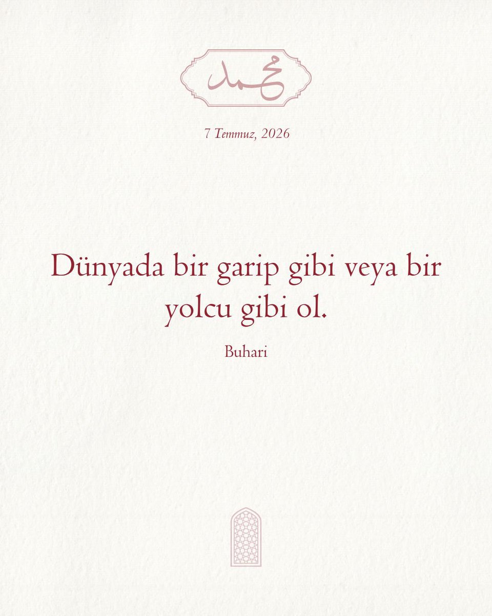 yhgokce's tweet photo. HER GÜN BİR HADİS -17-
•
Bir saniyemizin dahi garantisi olmayan şu dünyaya hırs gösterip ALLAH’ın hudutlarını çiğnemeye gerek var mıdır?
• https://t.co/T1Ilxj7b25