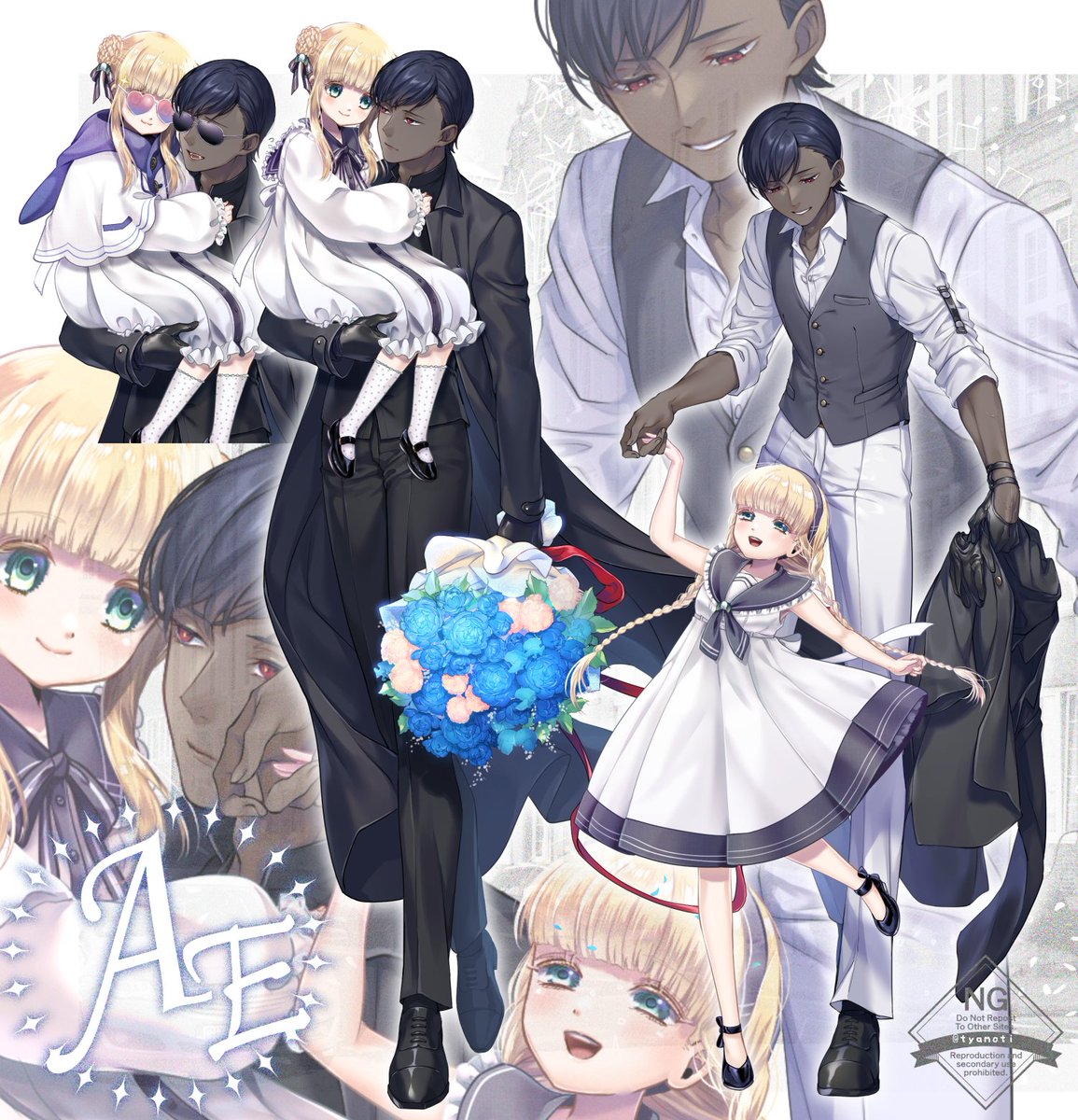 「AEHO1 MAGGY889HO1 Pèttirosso!HO2」|🍵茶餅のイラスト