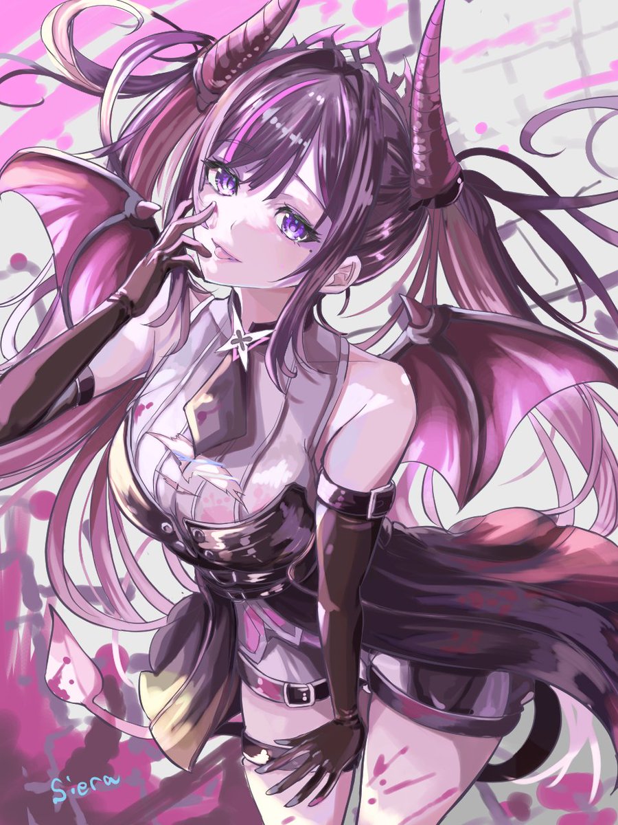 AZKiART 小悪魔あずきっつぁん🔨 小悪魔っぽくセクシー寄りに描いてみ