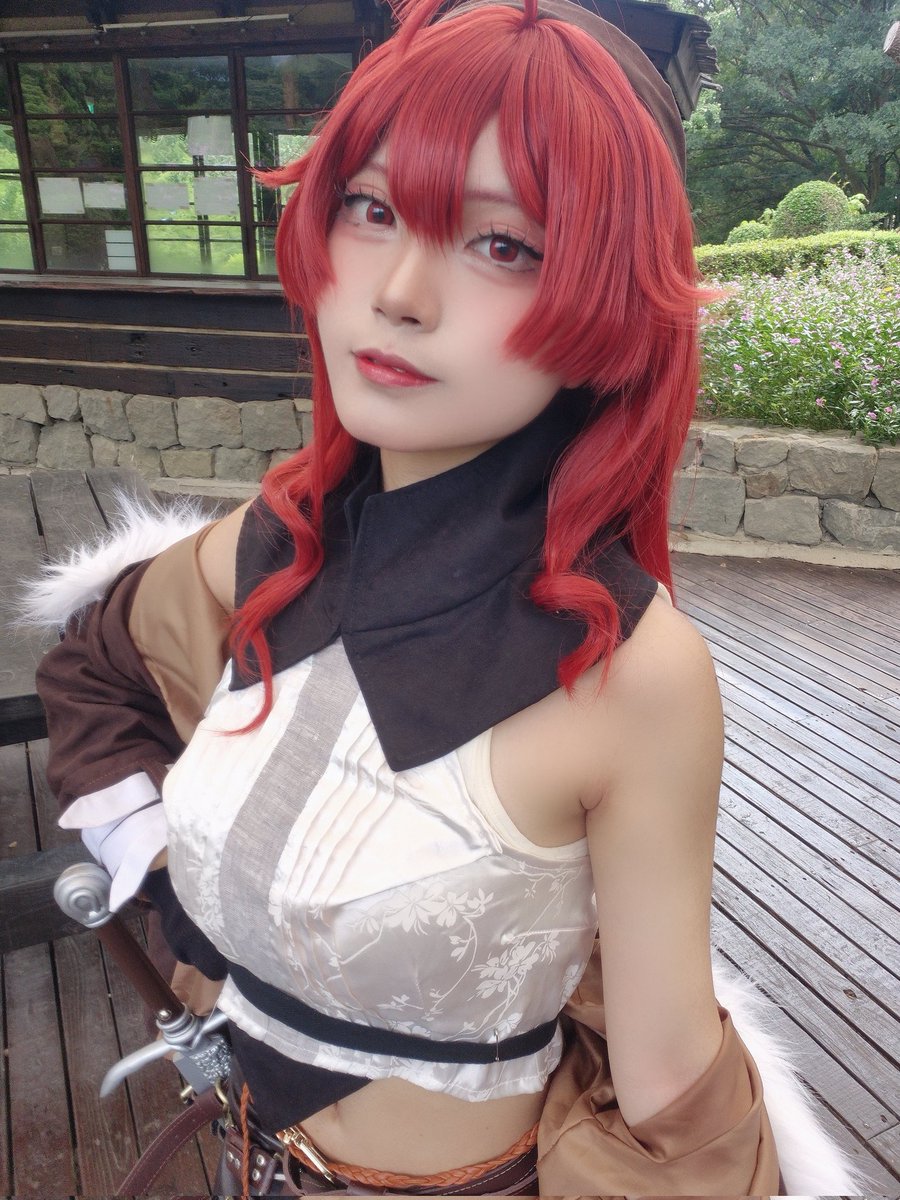 Restia_1013's tweet photo. 我已經不是處女了 By 艾莉絲

#無職転生３期 #エリス #無職転生コス　#MushokuTensei #Eris https://t.co/L58rc68W6k