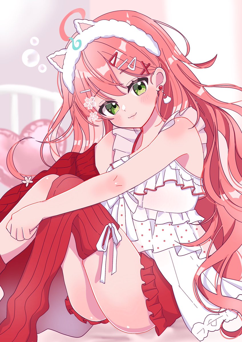 shiro_maoam's tweet photo. うにゃうにゃしよう？一緒に🌸
 #miko_Art https://t.co/qzDLuRczBM