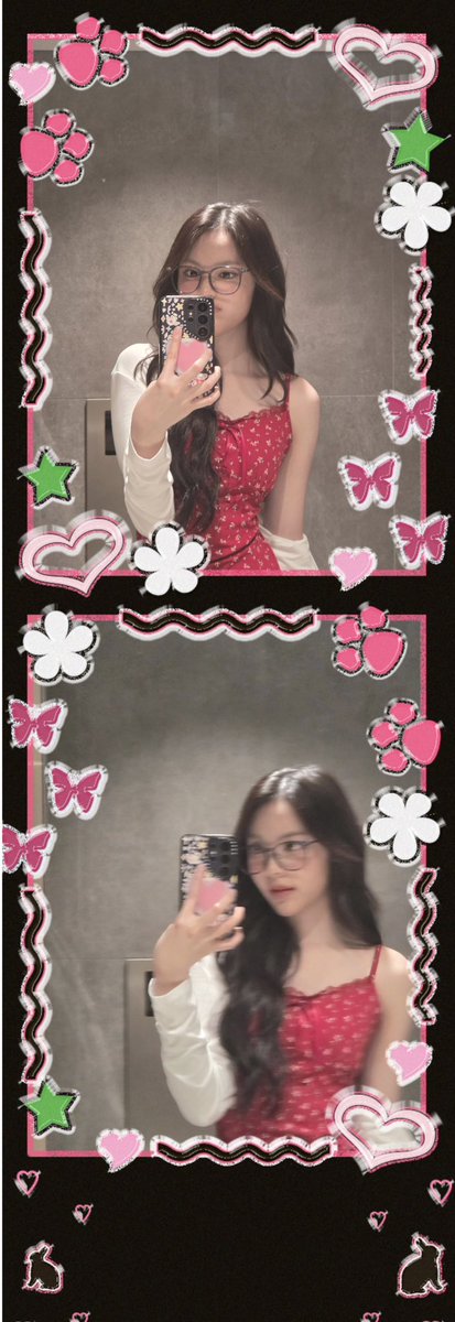 dkdkk___'s tweet photo. Carmen's weverse update in photobooth version 🫶🏻 #Carmen #Hearts2Hearts https://t.co/OX1MVpROrn