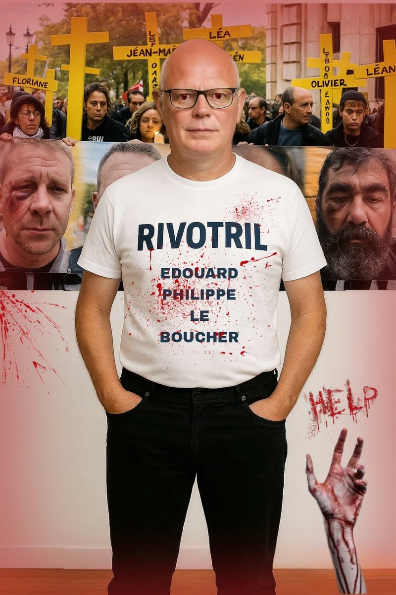 MaguyMel's tweet photo. Décidément il n'aime pas les vieux: il signe le décret Rivotril dans les Ehpad, maintenant il projette des restrictions pour les retraités. L"horizon est Boucher!C'est à Bildelberg ou à Davos qu'on lui a soufflé cette mesure? https://t.co/3UFHhTHT0c