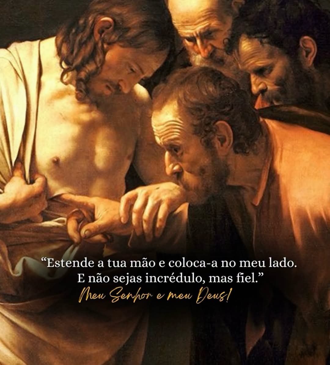 Luh27Camilo's tweet photo. ✨ "Estende a tua mão e coloca-a no meu lado. E não sejas incrédulo, mas fiel." 🙏🏻
Como São Tomé, podemos chegar até Jesus com nossas dúvidas - Ele recebe nosso coração e nos ensina a crer: Meu Senhor e meu Deus! ❤️
#SaoTome #Fé #JesusCristo #IgrejaCatólica #Crer🌿🙏🏻✨ https://t.co/BEErbBrlWj