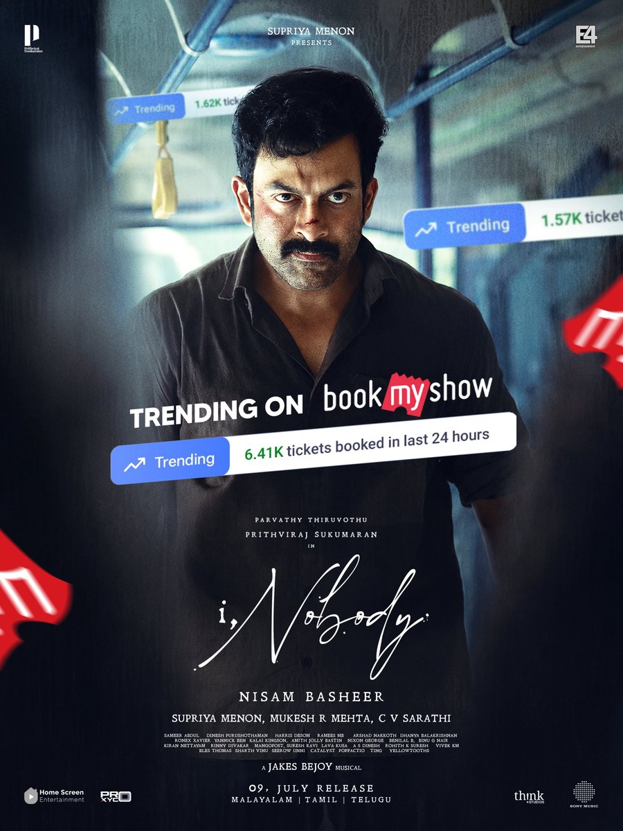 10gMedia's tweet photo. Nobody is ready for what is coming!!

Release Teaser is Out Now - https://t.co/IaPXWhceej

Book Your Tickets Now: https://t.co/ojYl7MnKaX

In cinemas worldwidke, July 9th!

#INobody #ANobodyLikeYou #EveryNobody https://t.co/8FsGwkOn3F