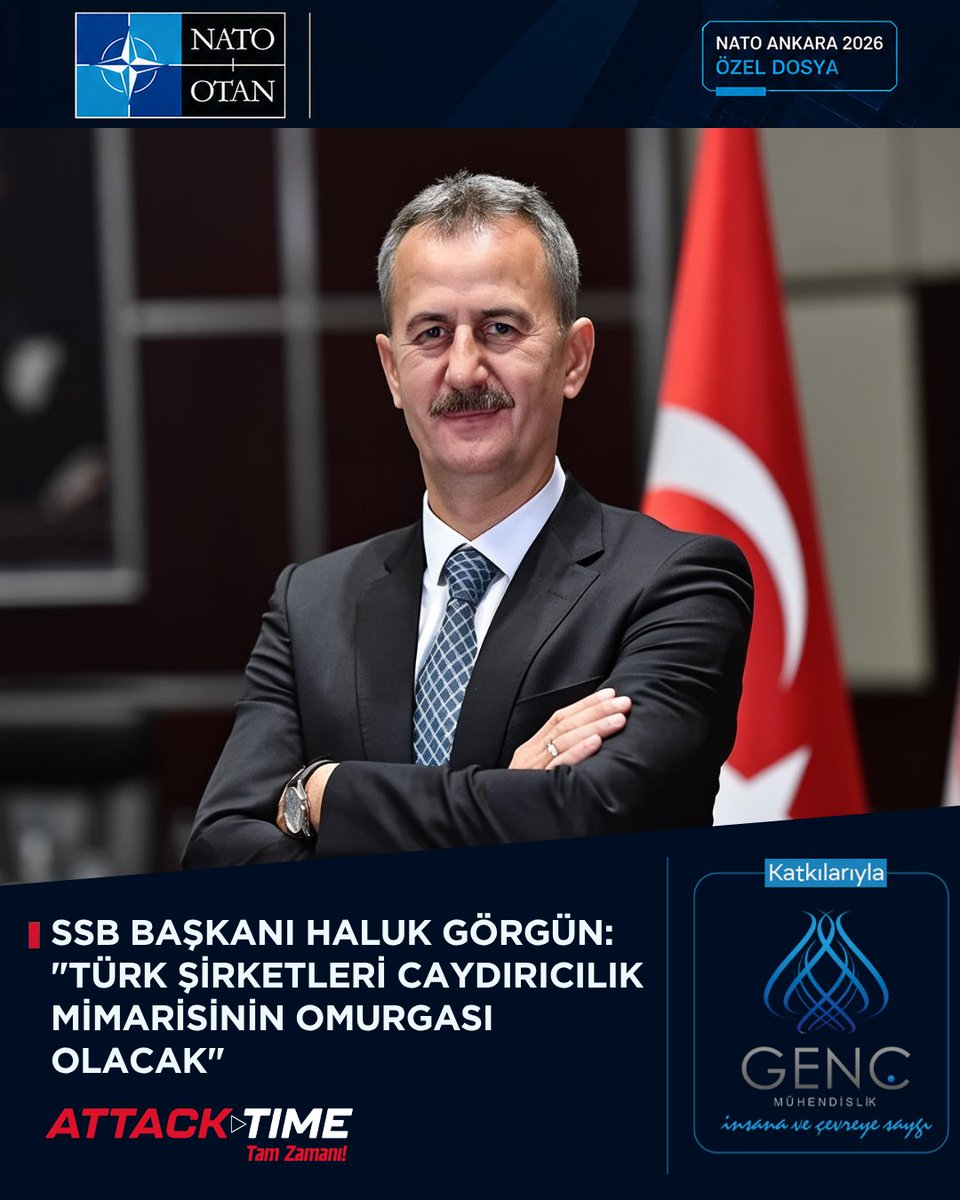 attacktimetr's tweet photo. Savunma Sanayii Başkanı Prof. Dr. Haluk Görgün, NATO Ankara Zirvesi'nde imzalanan ve Türk savunma sanayisinin öncü firmaları ASELSAN, ROKETSAN, STM ile TÜBİTAK’ın yer alacağı projelerin ittifakın gelecekteki caydırıcılık mimarisinin omurgasını oluşturacağını açıkladı. Görgün, atılan bu imzalarla yerli ve millî mühendislik kabiliyetlerinin küresel güvenlik ekosistemindeki stratejik rolünün bir kez daha tescillendiğini vurguladı.

@gencmuh1 

#isbirligi #gencmuhendislik