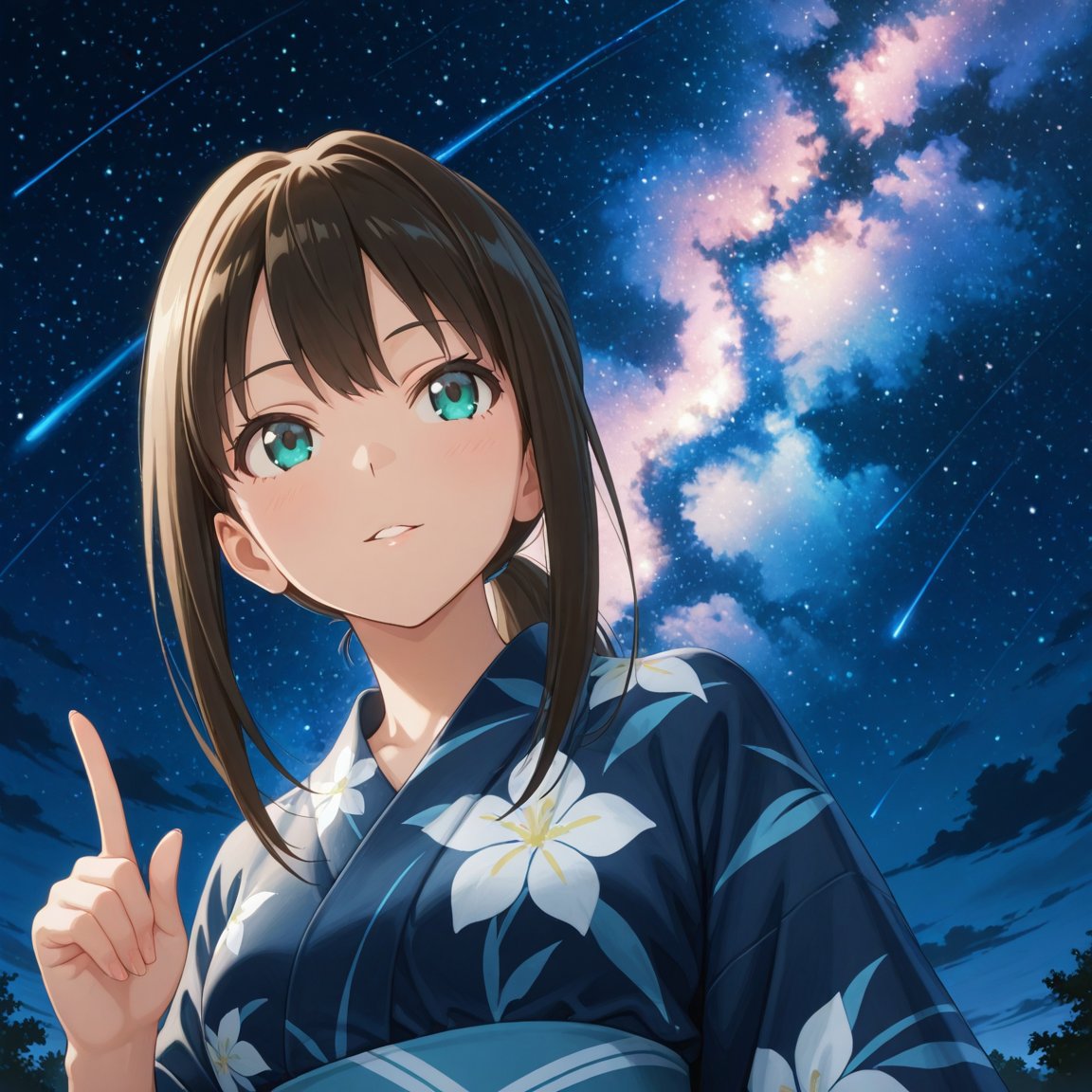 FDUG311573's tweet photo. #AIイラスト
渋谷凛と天の川

そういえば七夕でしたね
すっかり忘れてた https://t.co/SxNIY6nrzA