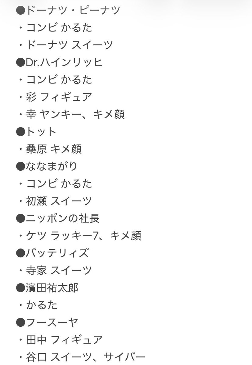 tag_pspo's tweet photo. よしもとコレカ 交換

求：ピュート（最優先）、めぞん、軟水
譲：画像1〜5枚目

同種優先ですが異種、n:1交換可能です。
都内手渡しまたは郵送希望です。お気軽にお声掛けください。 https://t.co/Bk19k2o1hA