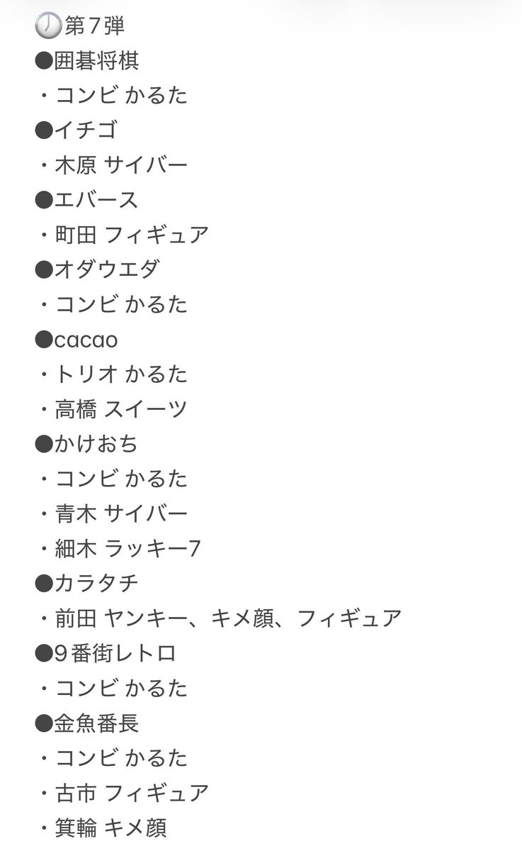 tag_pspo's tweet photo. よしもとコレカ 交換

求：ピュート（最優先）、めぞん、軟水
譲：画像1〜5枚目

同種優先ですが異種、n:1交換可能です。
都内手渡しまたは郵送希望です。お気軽にお声掛けください。 https://t.co/Bk19k2o1hA