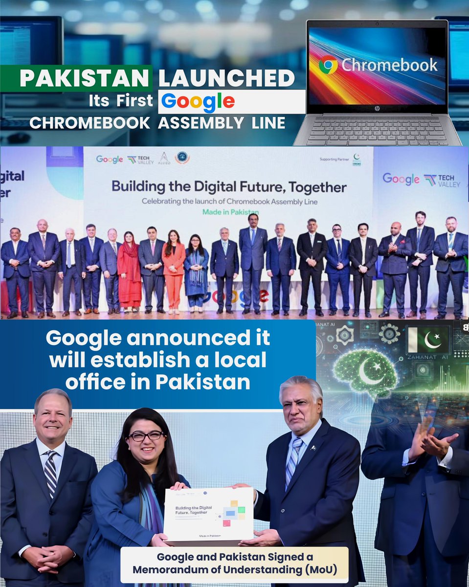 BONOMILLER's tweet photo. From local manufacturing to AI education and international partnerships, Pakistan is taking practical steps toward building a stronger digital economy. https://t.co/UjGogTnD3Z
