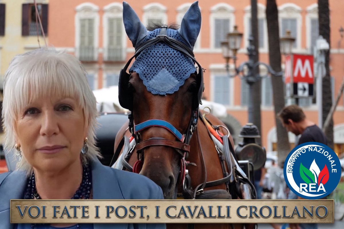 REApartito's tweet photo. IPOCRISIA POLITICA: PROPAGANDA IN TV, POST DI FACCIATA E ANIMALI CONDANNATI A MORTE PER IL CALDO! https://t.co/u2ELuDNlPk 

#REA #GabriellaCaramanica #VergognaIstituzionale #Roma #StopBotticelle #CaldoRecord #DirittiAnimali #FattiNonParole #TGR https://t.co/cyPnM2rqXE