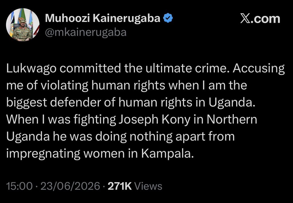 kiizaeron's tweet photo. A sitting advocate (lawyer) has told an Ugandan court today morning that he is being left to die in pain — and is now begging for palliative care. The remedy is in your hands: @JudiciaryUG. You can RELEASE him on BAIL or order his immediate transfer to independent specialist care abroad; and the implementation of the Mulago consultants’ recommendations. History is recording this. Ugandans are watching.
