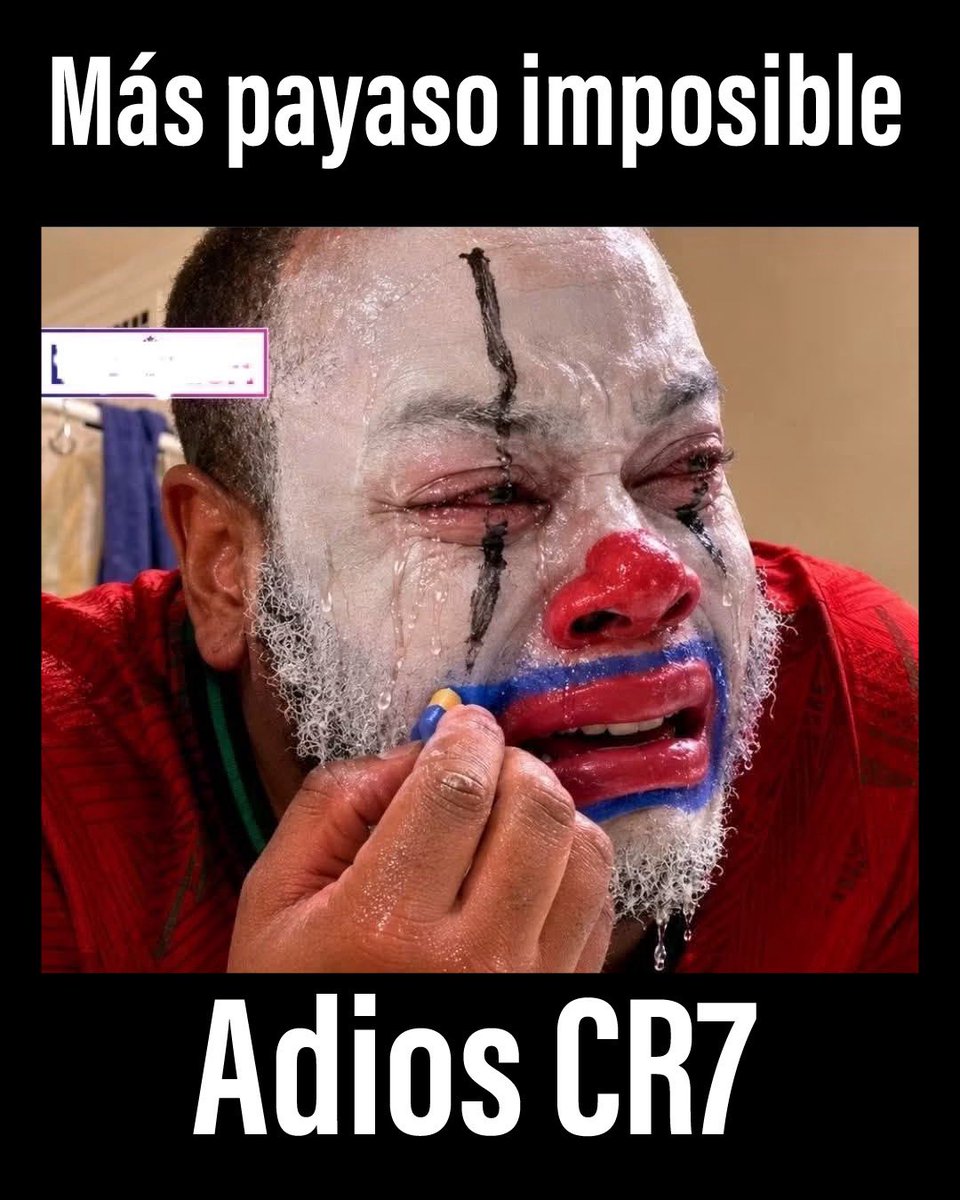 vmppedrogo's tweet photo. @elchiringuitotv @JuanfeSanzPerez Comparaciones que sólo las haría un payaso Eurocopa y Mundial🤣 https://t.co/uALUp18mmL