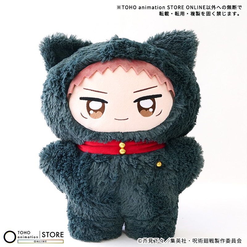 TOHOanimeSTORE's tweet photo. 【#呪術廻戦】

ちょいでかちみけもますこっと #虎杖悠仁
数量限定でご予約受付中！

両手に抱えられるちょっと大きめのサイズがポイント！
足の裏までふかふか素材です！
ちみけもますこっとの約3倍の大きさ！！

お届け：2026年9月以降順次

🛒ご予約はこちら
https://t.co/emICJBvsRY
#JujutsuKaisen #アニメ呪術廻戦5周年　#TOHOanimationSTOREONLINE