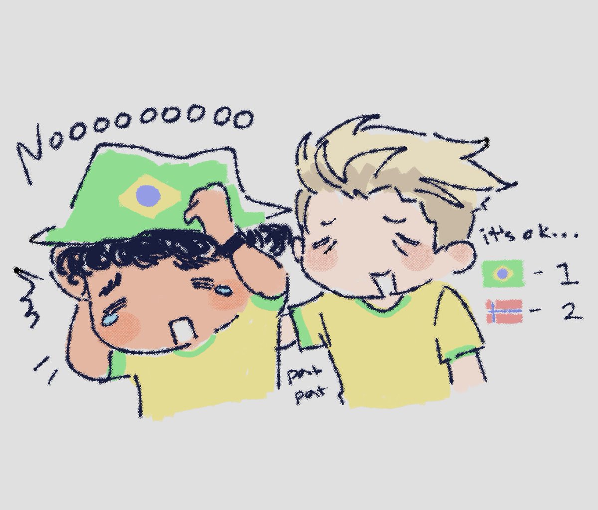 totheloveileft's tweet photo. looks like both their teams are eliminated 💔 #gabico https://t.co/X9UyKF93rX