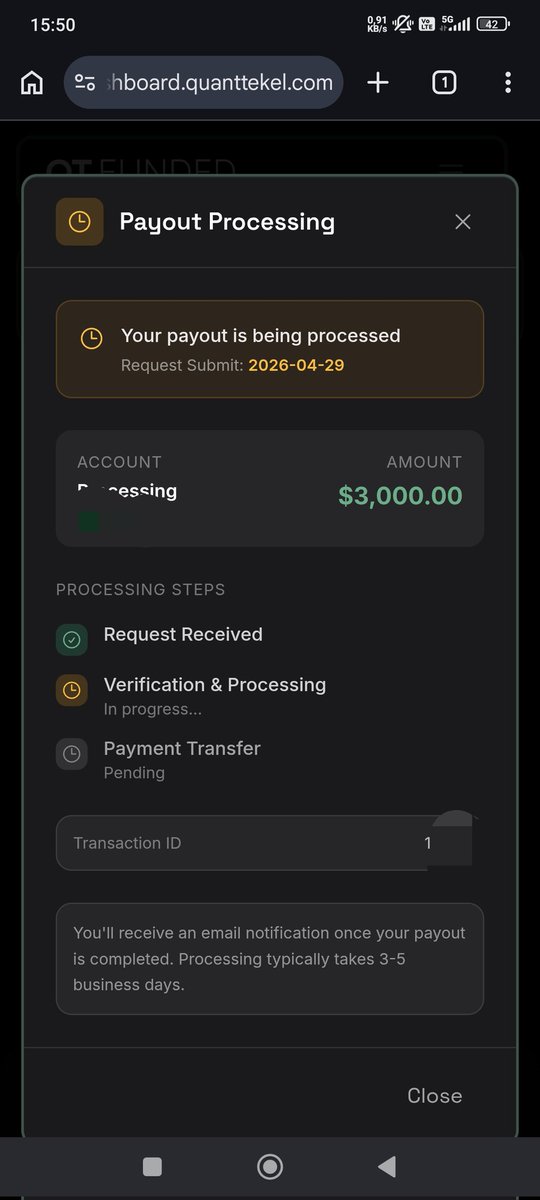 emrekck96's tweet photo. Trust is earned in days... and destroyed by silence. Your investors are still waiting.@QtFunded https://t.co/r3UnWjqh5N