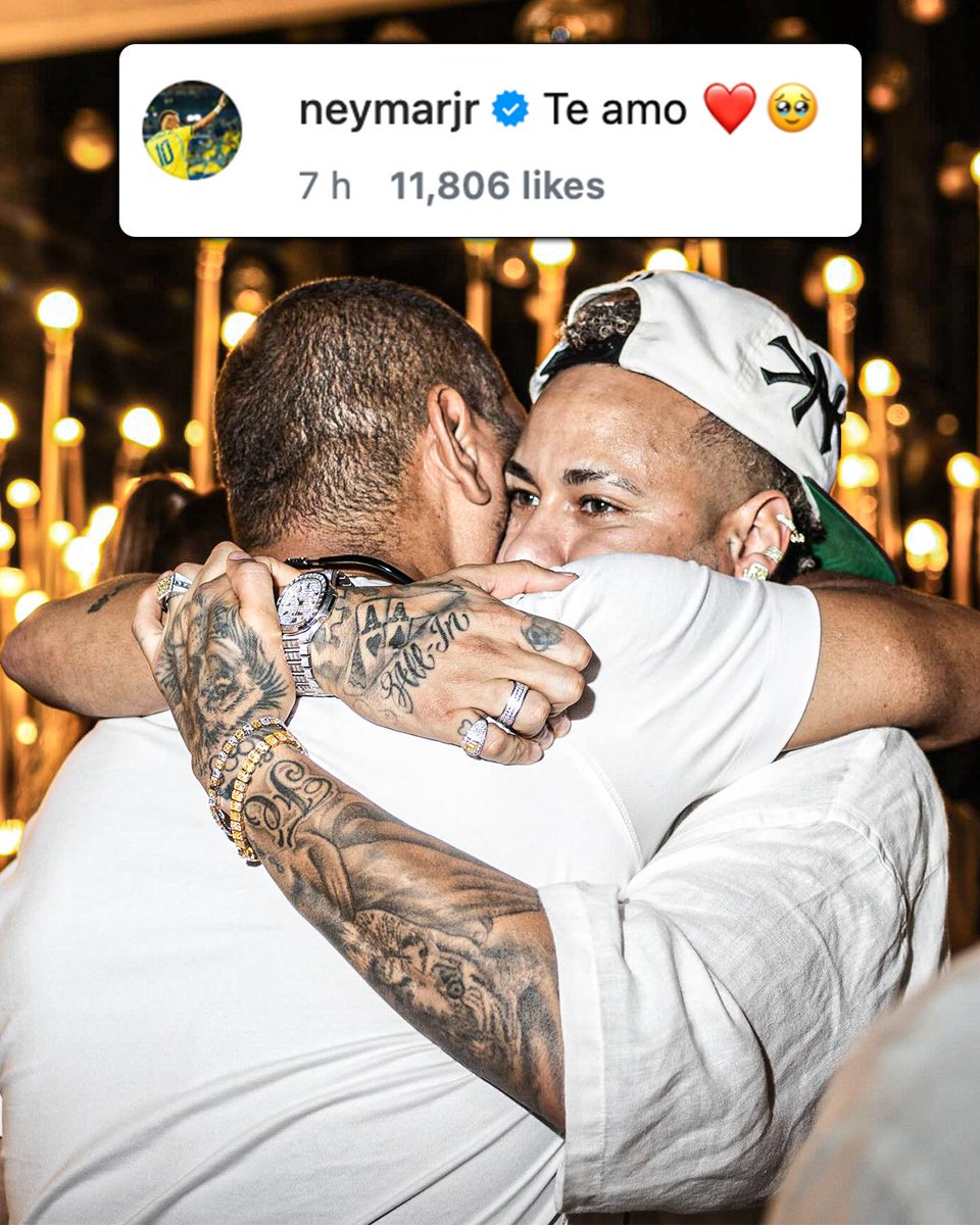 ESPNUK's tweet photo. Neymar's dad via Instagram: ❤️

"Oh, son... What a journey. A dream that hasn't come true yet doesn't mean it's dead. 

I watched the boy grow into one of the greatest players of his generation in history. The best doesn't depend on age or circumstances. I want to ask you something as a father. Son, keep playing football.

Rediscover the joy of having the ball at your feet. God has given you another chance to do what you've always loved. Enjoy football. 

Don't be afraid of tomorrow. Live for today. Train. Smile. Play football. Delight people once again.”

🥹🇧🇷