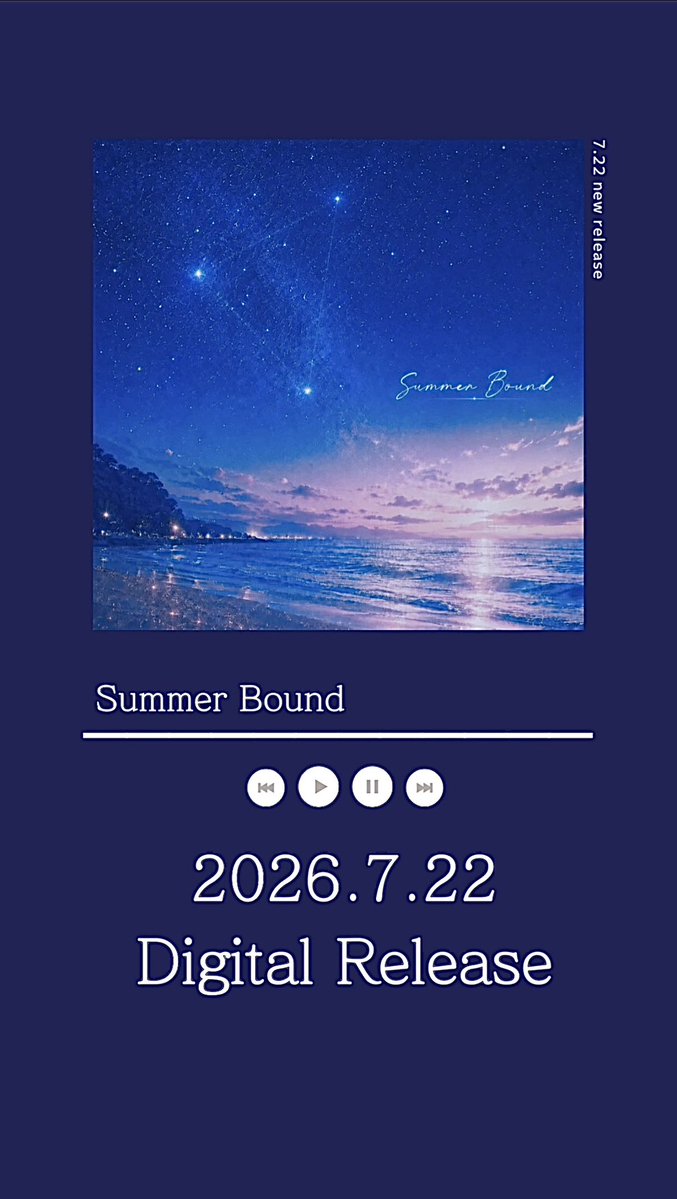 ANDCALL0401's tweet photo. New Release✨

⟡.· ⎯⎯⎯⎯⎯⎯⎯⎯⎯⎯⎯⎯ ⟡.·

             「 Summer Bound 」
           7/22 Digital Release

⟡.· ⎯⎯⎯⎯⎯⎯⎯⎯⎯⎯⎯⎯ ⟡.·

夜空に浮かぶ 夏の大三角
あの日の君は、
もうそこにはいない

#アンドコール #ANDCALL https://t.co/0GJlCblCgV