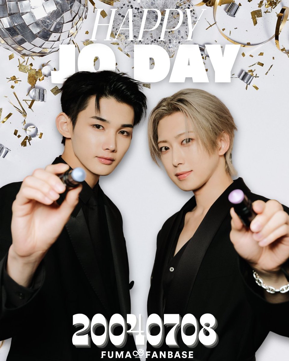 Fuma_FANBASE's tweet photo. ⋆*࿐➳🍚࿐⋆ ࿐⋆ ࿐⋆ ࿐⋆

        𝐇𝐀𝐏𝐏𝐘    𝐉𝐎    𝐃𝐀𝐘

⋆*࿐➳࿐⋆ ࿐⋆ 🍚 ࿐⋆ ࿐

JOくん🥂🤍
22歳のお誕生日おめでとうございます🎂

それでも僕は踊る22歳の夏
#Happy_JO_Day
#JO_22nd_Rice_on_fire
#おたんJO日気分JOJO https://t.co/MjFUxM5sTn