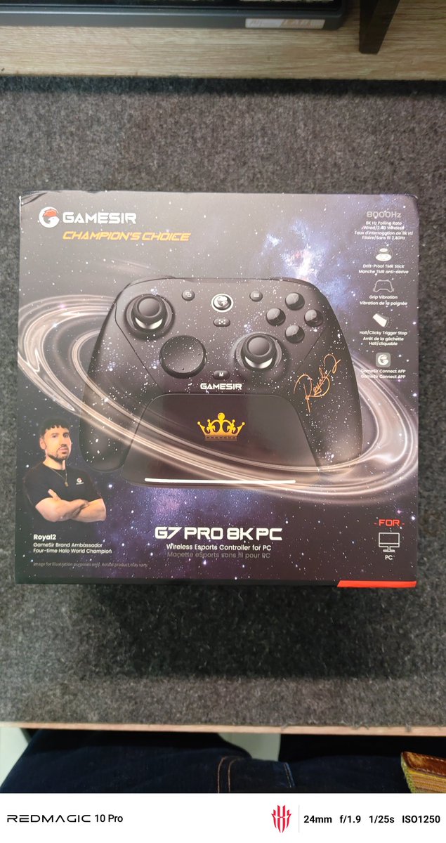 social_game_lab's tweet photo. GameSir様いつもありがとうございます!
今回は G7 PRO 8K PCのRoyal2モデルをご提供頂きました!
Halo世界王者として知られるRoyal2氏とのコラボ/アンバサダーモデル!
こちらもレビュー動画出すのでお待ちくださいませ!!
#gamesir
#G7PRO https://t.co/iV6yiO15DV